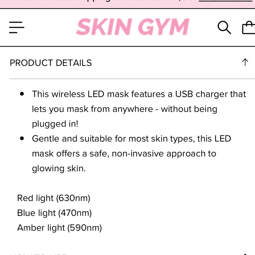 Skin Gym LED Mask - Picture 4 of 6